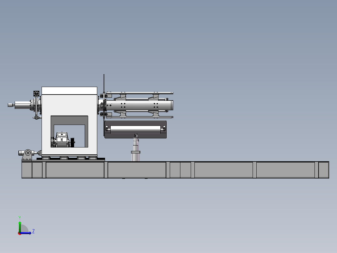 斜器张紧开卷机sw18左视图