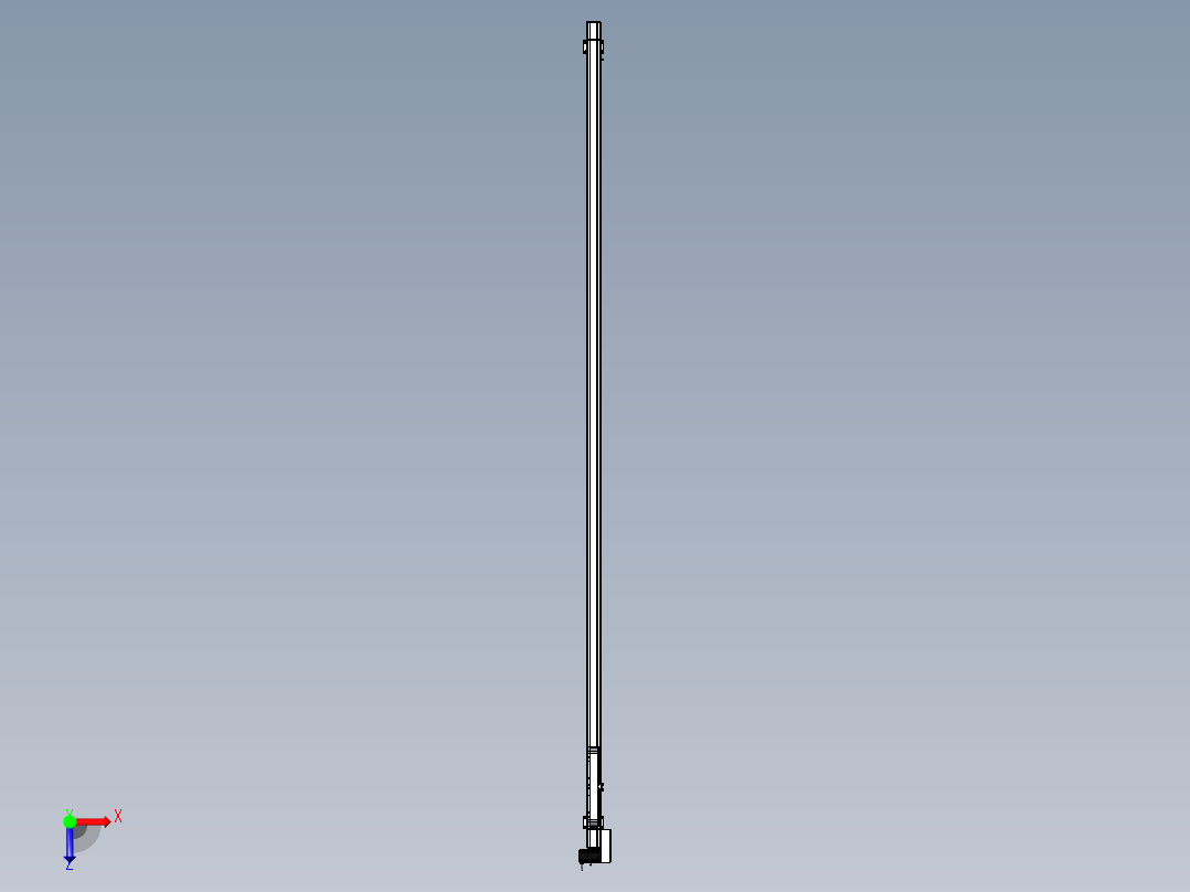 Toyo东佑达直线模组-M65-M-3300-R-M20-C4俯视图