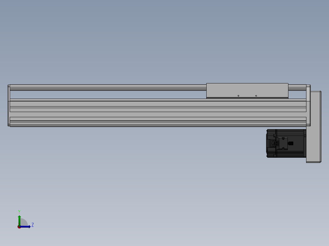 精密模组MY220-T10-500L-BM-P75B-C4-C左视图