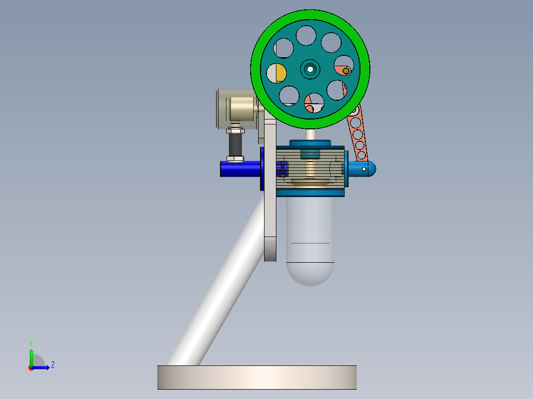 发动机 (125)左视图
