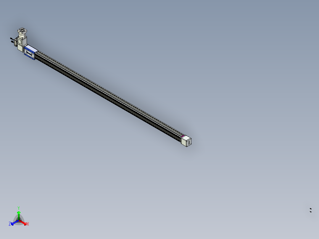 威洛博LB.GB同步带传动--欧规系列GB8-L192-S2650-BR-P75-K正等轴测图