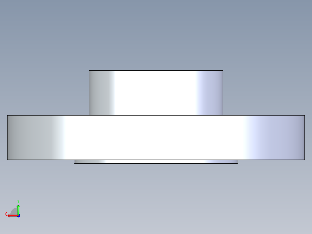 CPVC管件27-Sch80_Flange Vanstone_FPT_9855-012_1.25in后视图