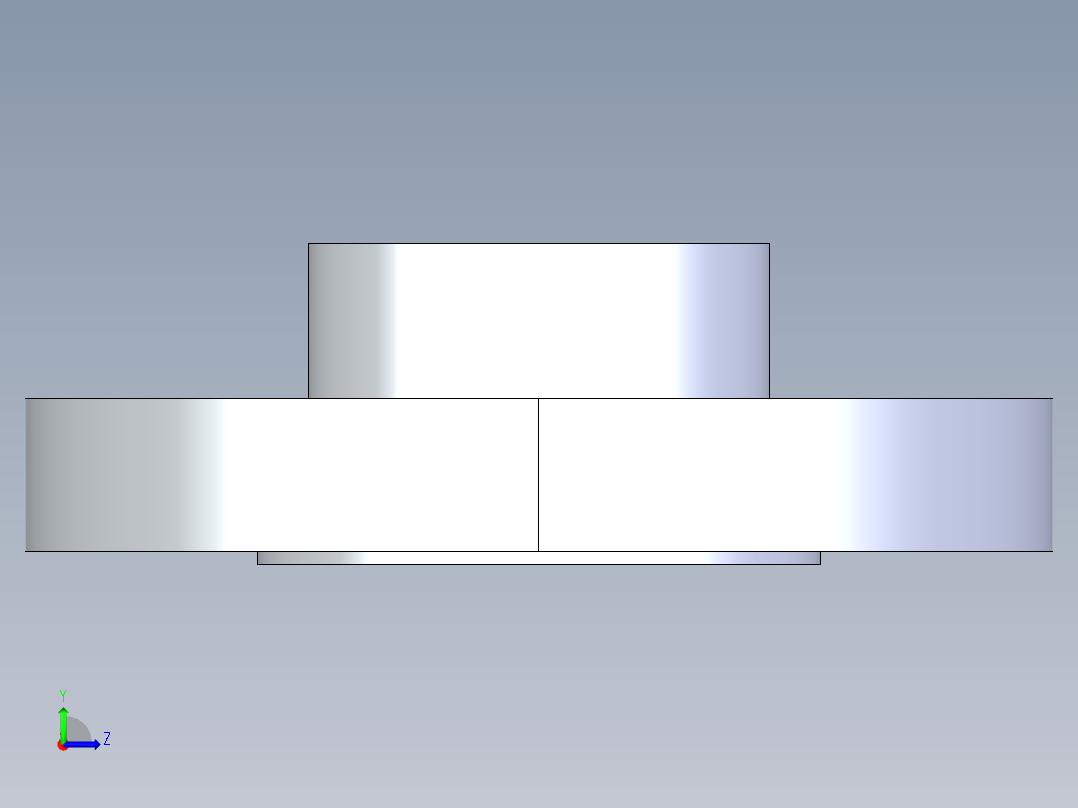 CPVC管件27-Sch80_Flange Vanstone_FPT_9855-012_1.25in左视图