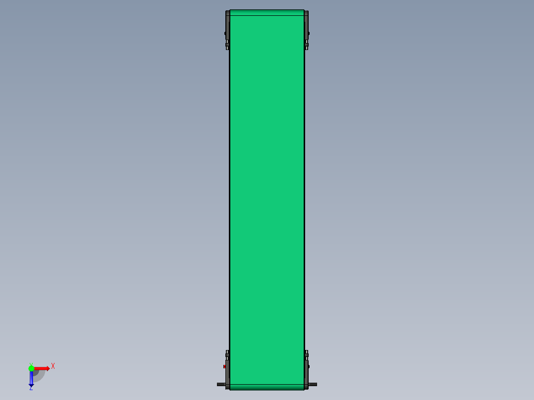 LE-XC4040-双边无驱动轻载皮带线-负载40kg俯视图