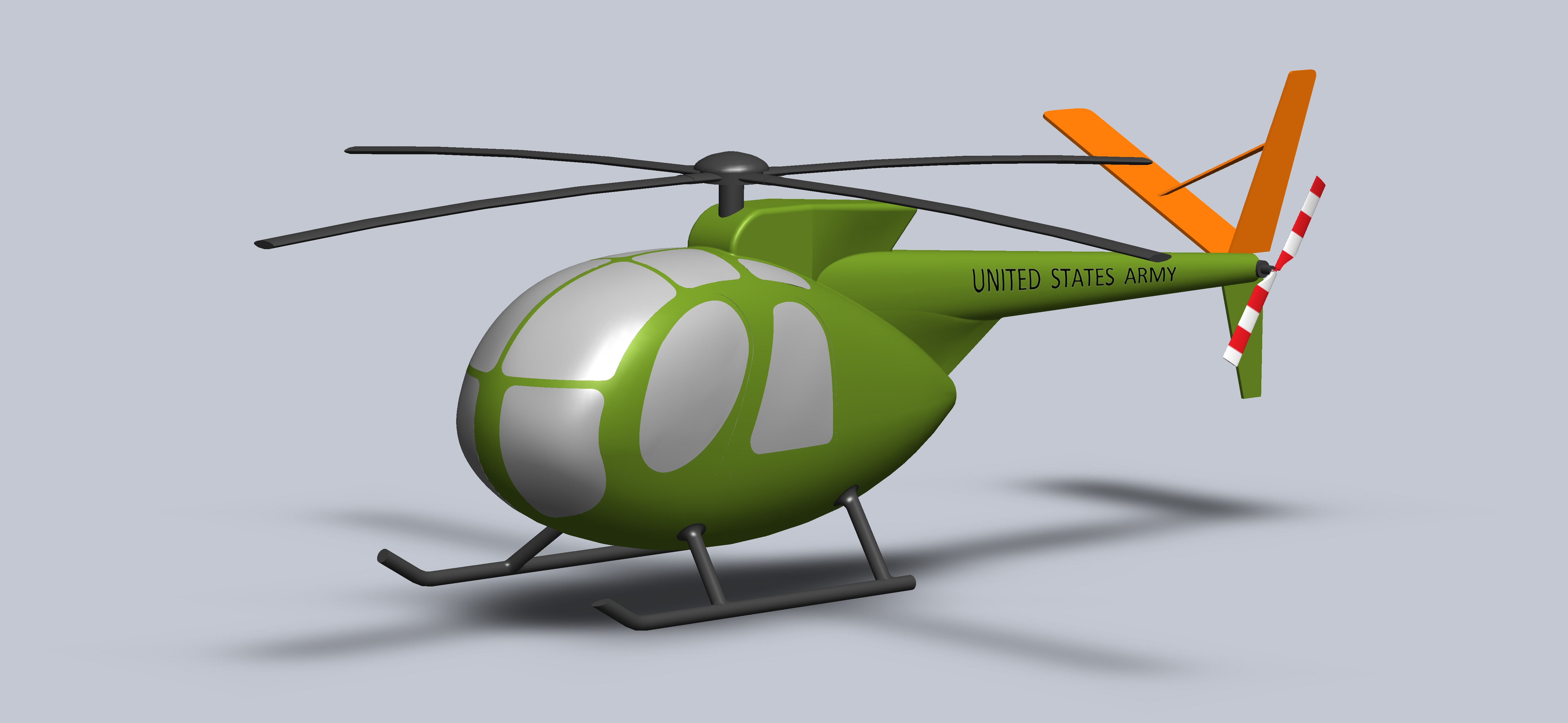 OH-6 MD 500直升机
