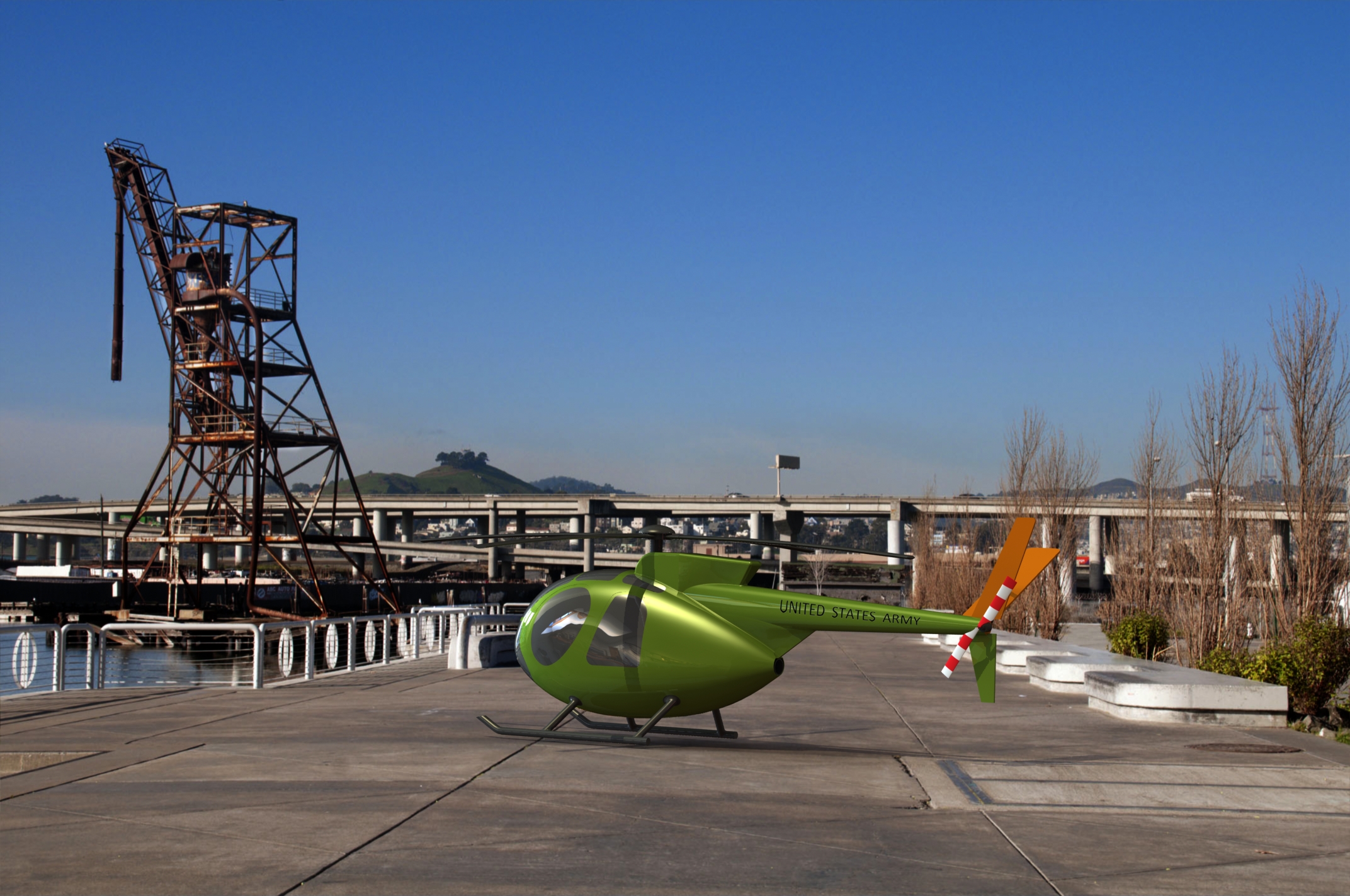 OH-6 MD 500直升机