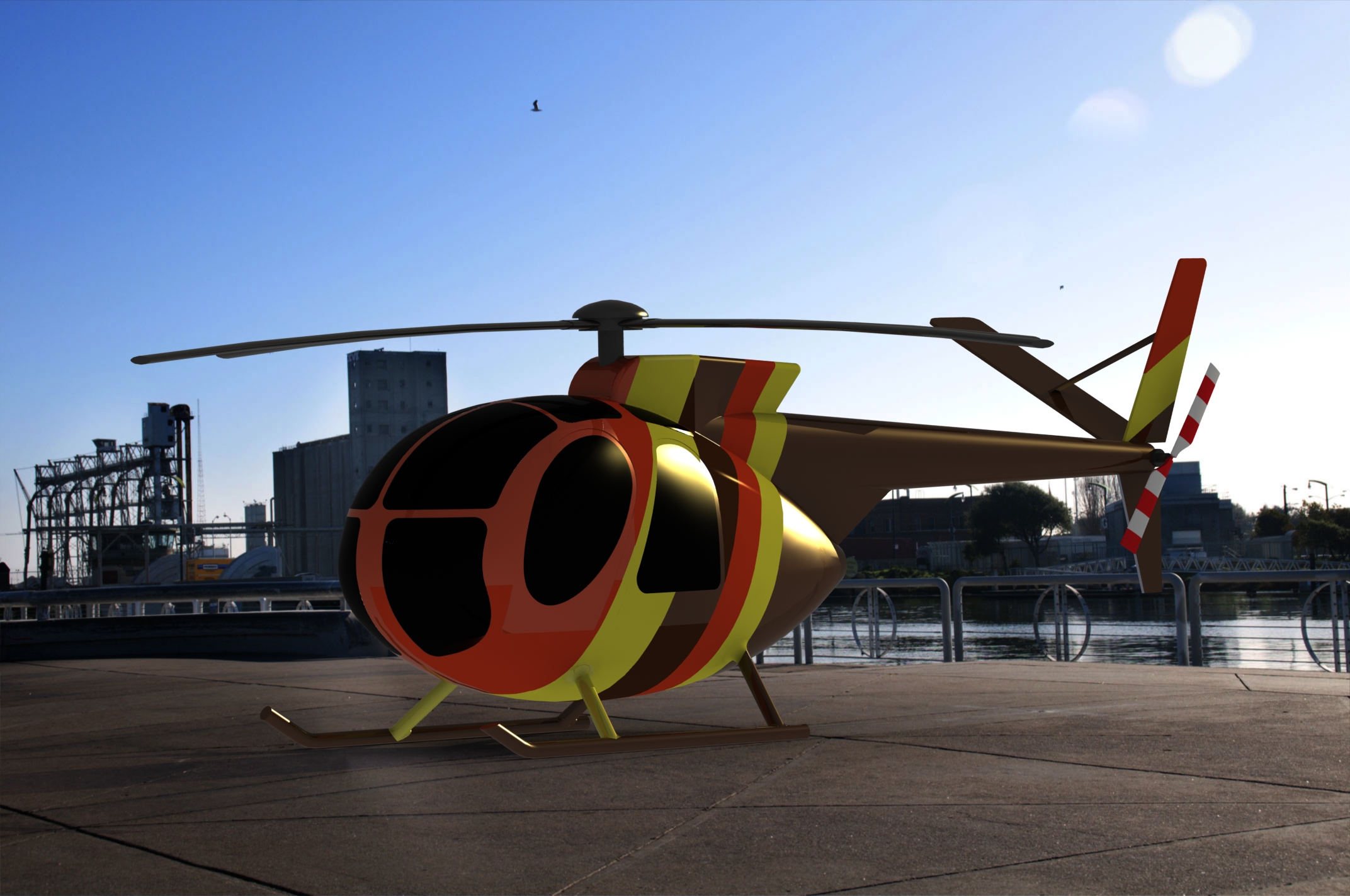 OH-6 MD 500直升机