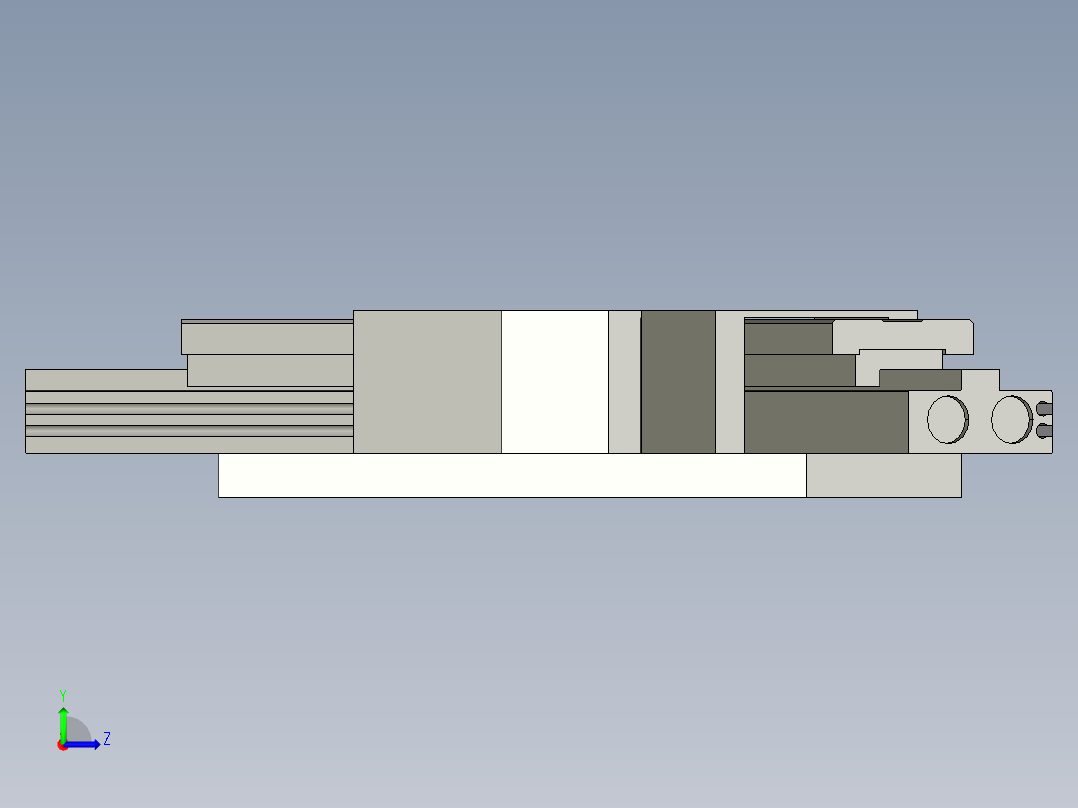 普通气爪ph21-12左视图