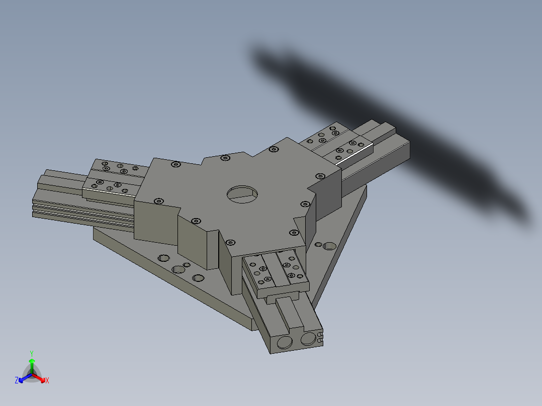 普通气爪ph21-12正等轴测图