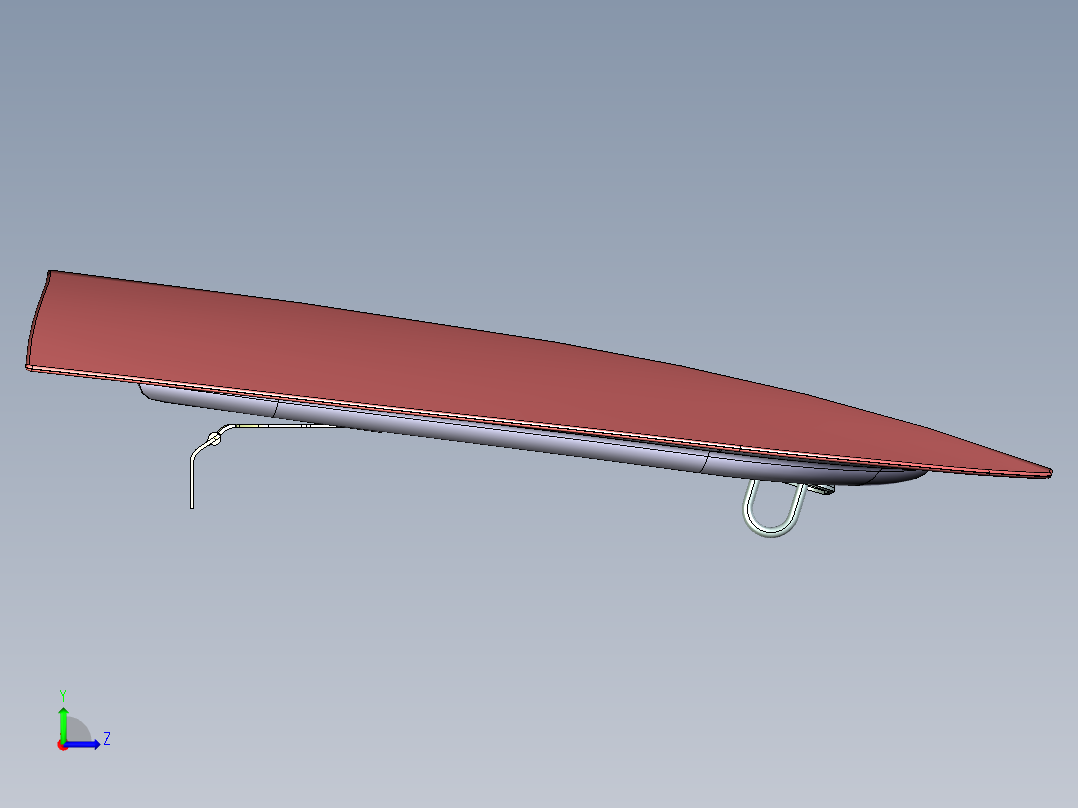 汽车引擎盖外板-3--catia左视图