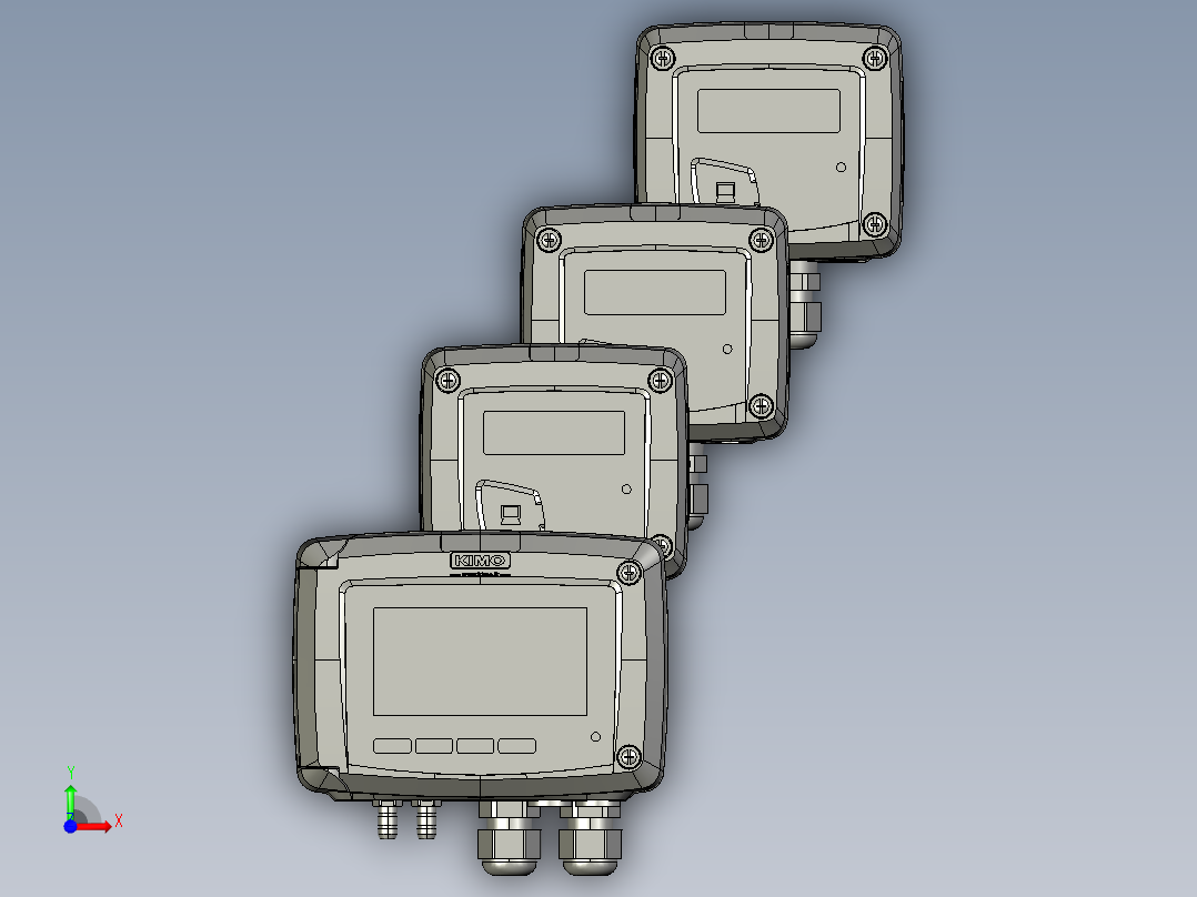 4款差压变送器前视图