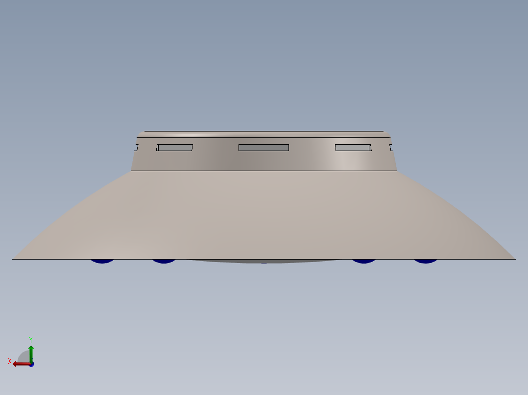 外星飞船18后视图