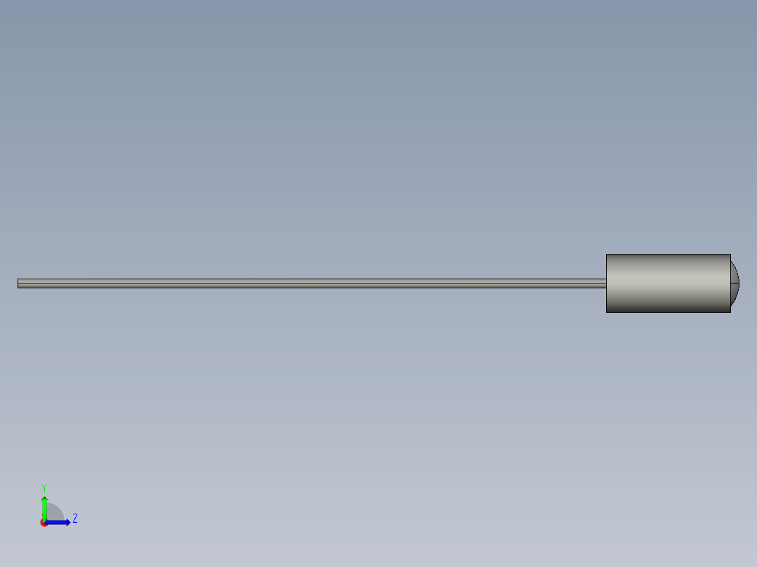 基恩士PS-202_kc图纸模型左视图