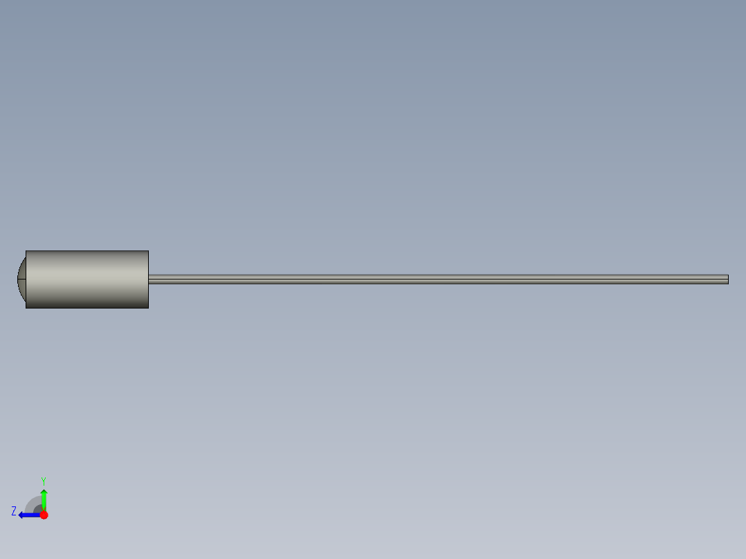 基恩士PS-202_kc图纸模型右视图