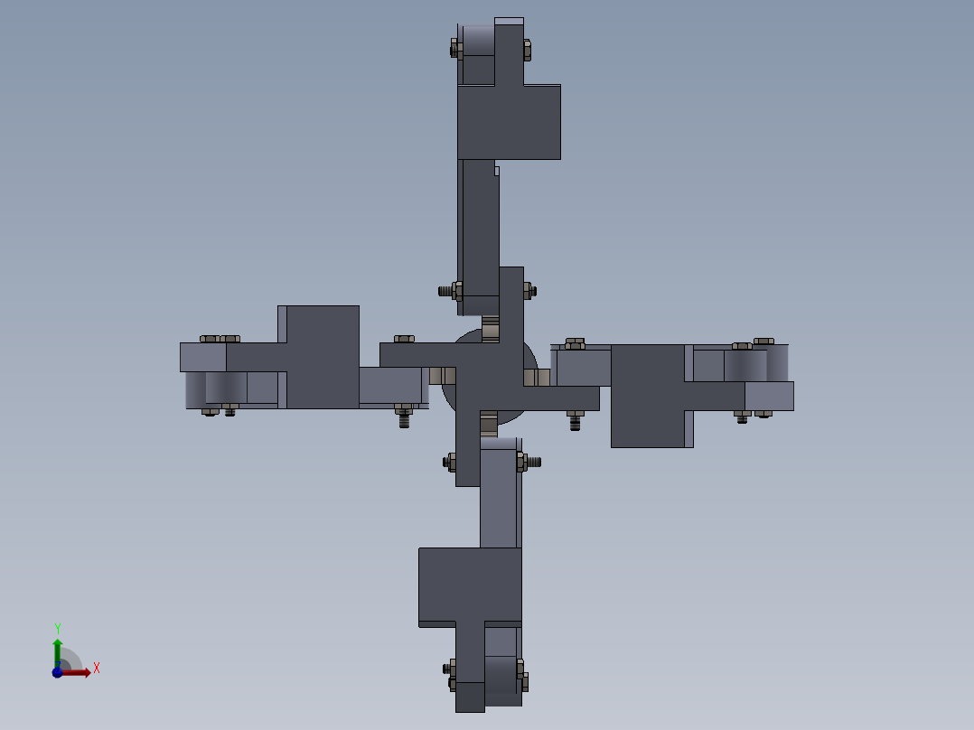 机械爪 3D图纸 (88)前视图