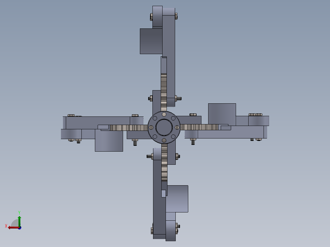 机械爪 3D图纸 (88)后视图