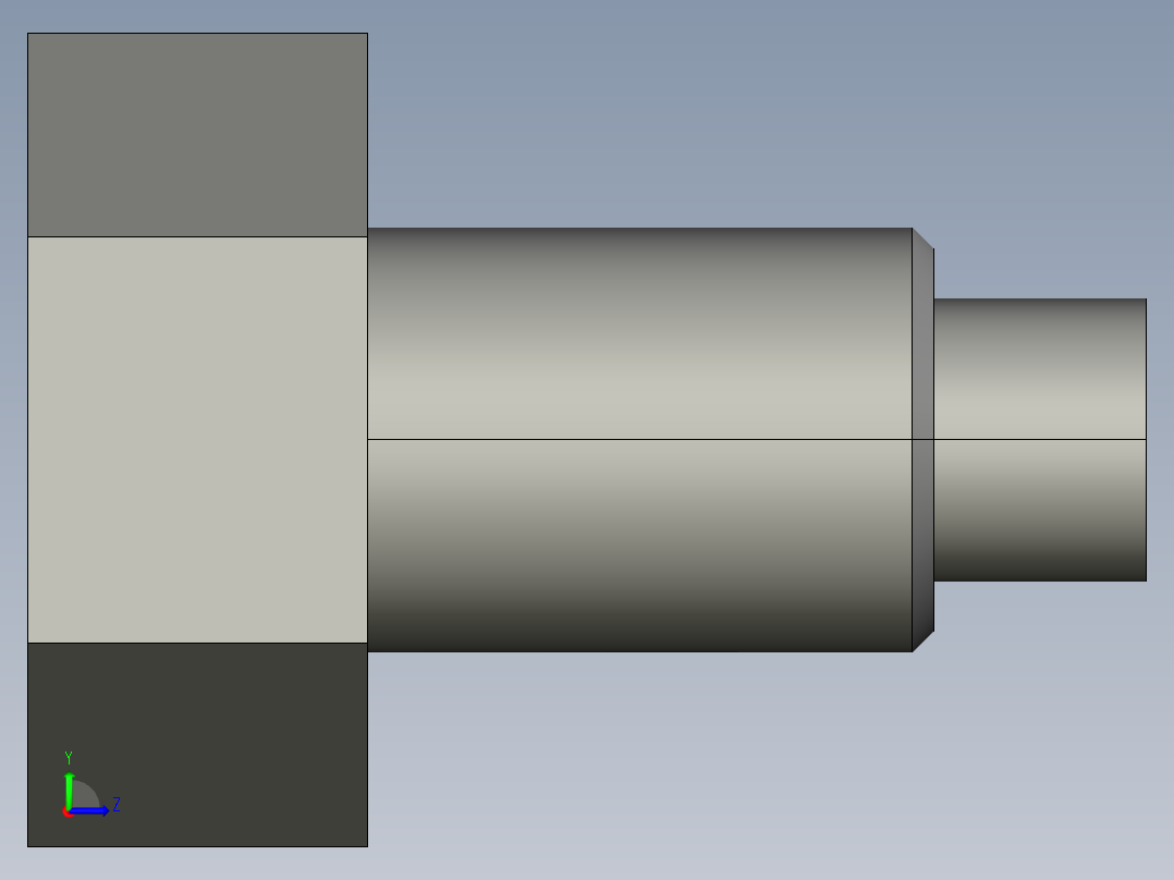 基恩士FU-67TZ_kc图纸模型左视图