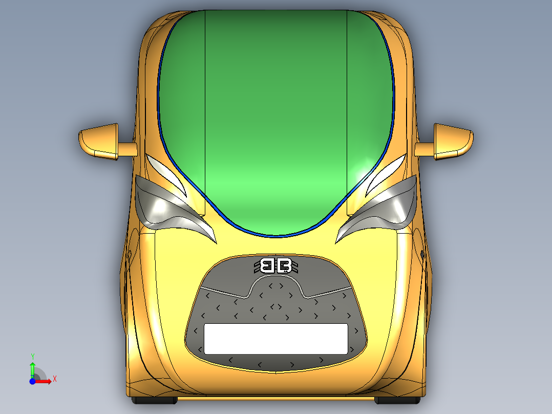 TBO T-ZÉRO2023款汽车前视图