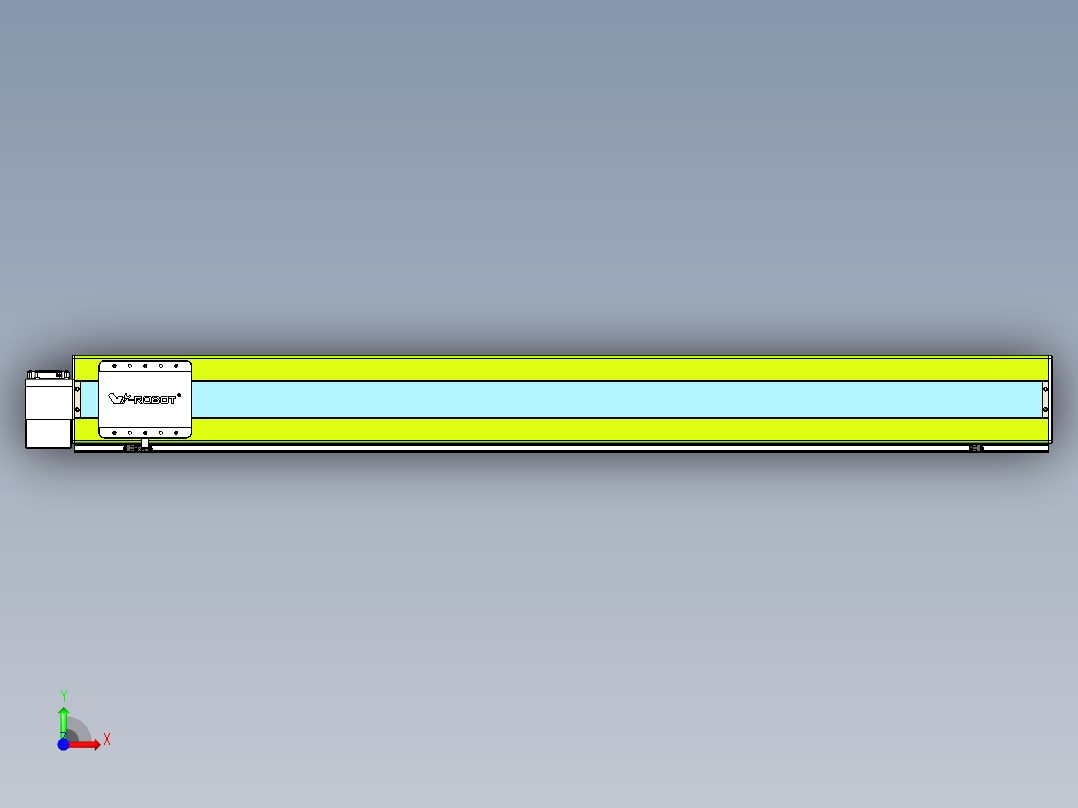威洛博VBC同步带传动一无尘环境VBC17-L45-S1600-BLD-ZP75-C3前视图