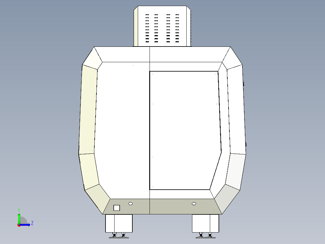 6.8米太空舱民宿含三维+完整的CAD施工图设计资料左视图