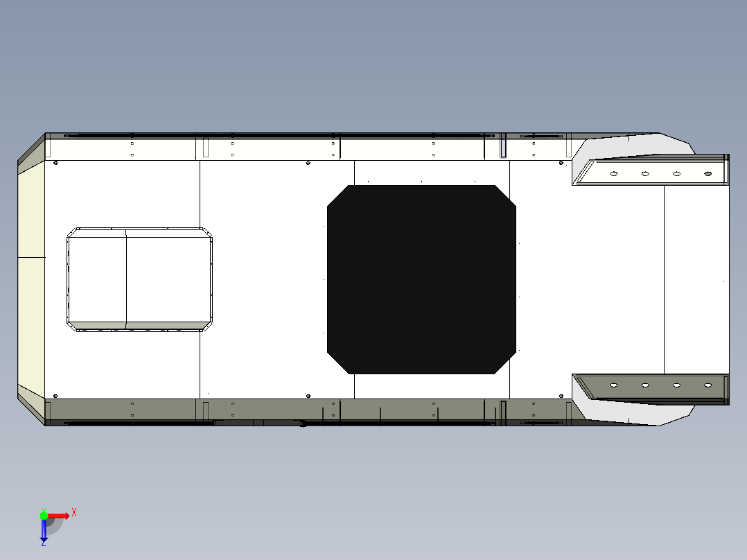 6.8米太空舱民宿含三维+完整的CAD施工图设计资料俯视图