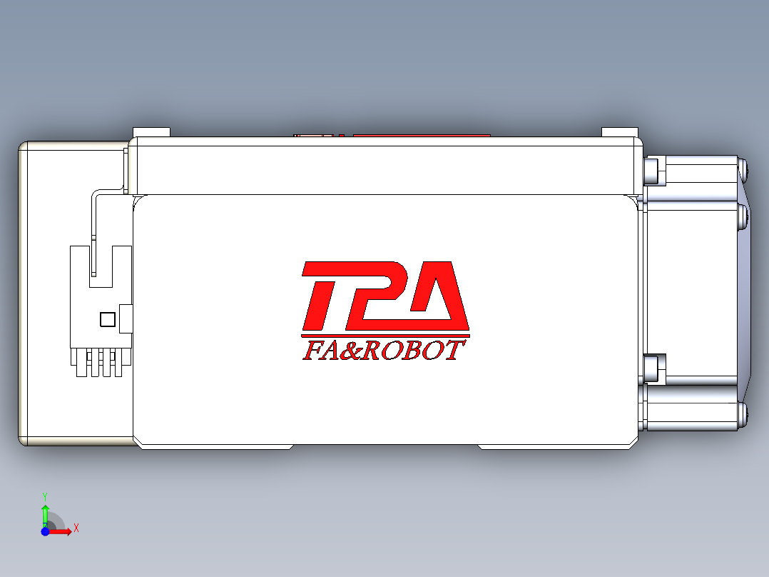 同步带全封闭直线模组TPA-HCB-110D-90-L950-MR-C-P40-N3前视图