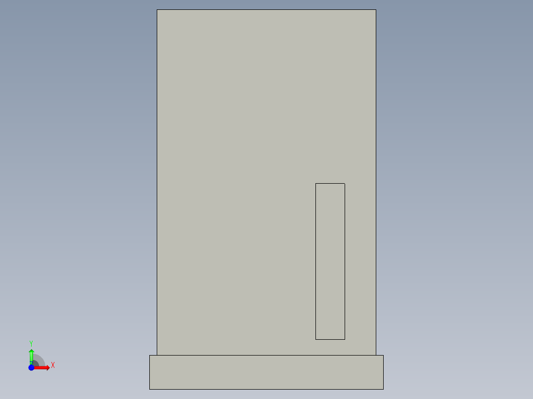 基恩士RD-50E_kc图纸模型前视图