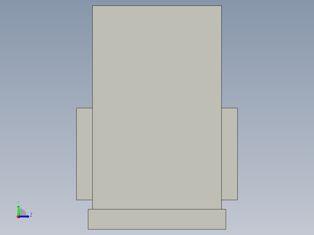 基恩士RD-50E_kc图纸模型左视图