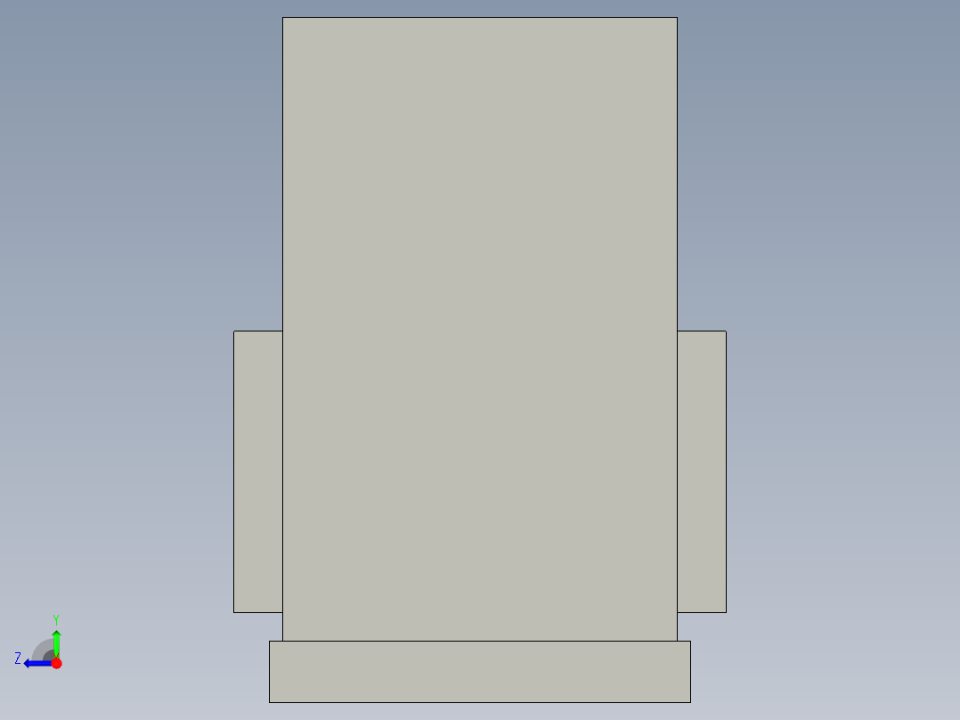 基恩士RD-50E_kc图纸模型右视图