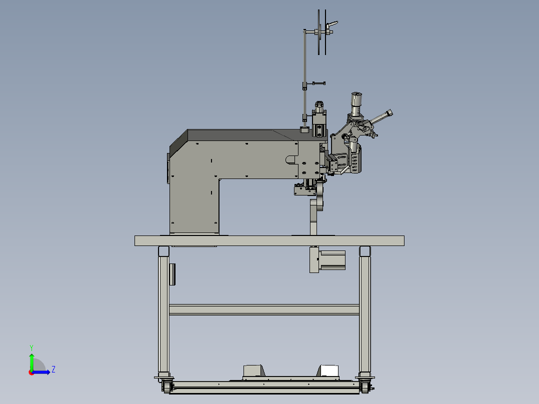 防护服专用热风机_step左视图
