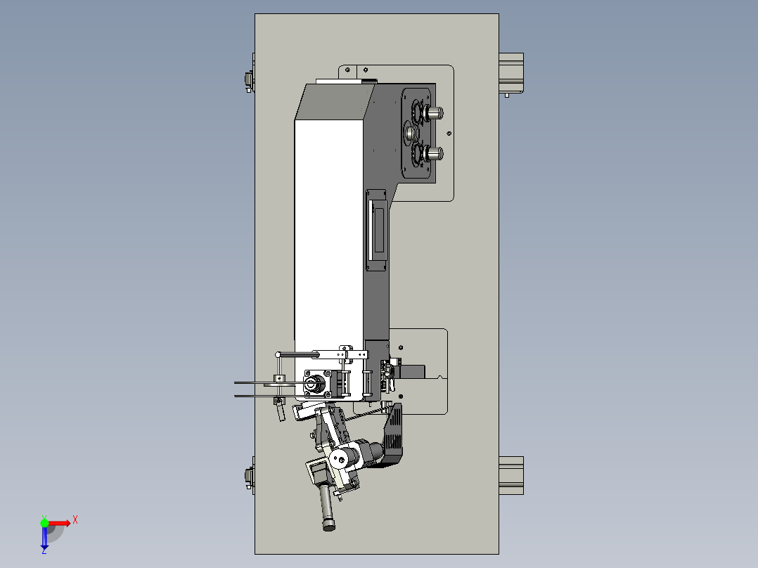 防护服专用热风机_step俯视图