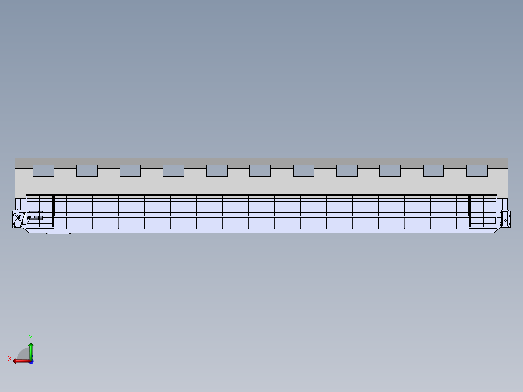 移动模架造桥机结构有限元分析(sw+cad+说明书)后视图