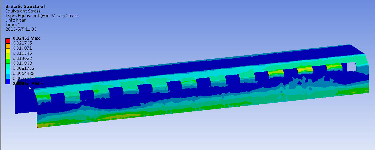 移动模架造桥机结构有限元分析(sw+cad+说明书)