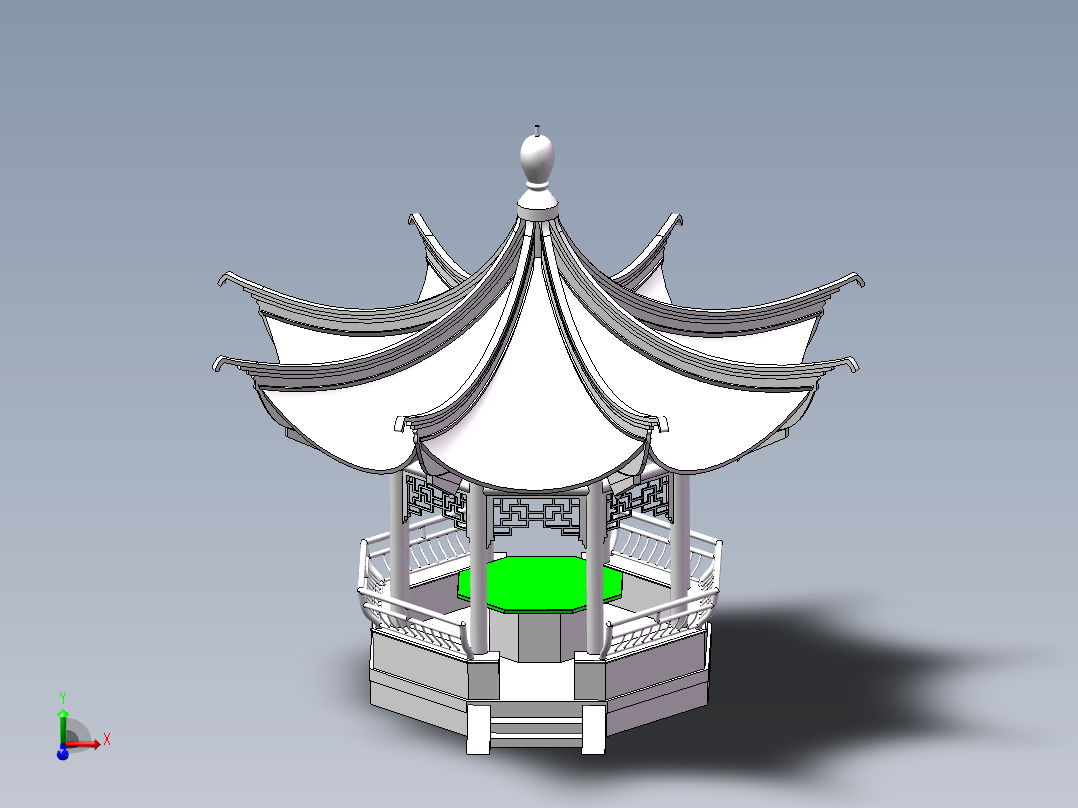 八角凉亭（<span style='color: red'>SW2012</span>