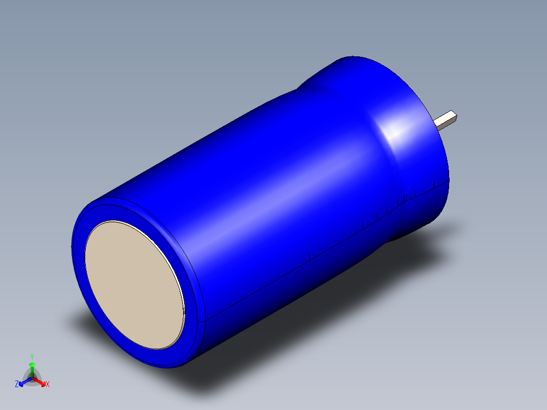 电容器350 f2.5vL 64.9毫米x直径33.3毫米