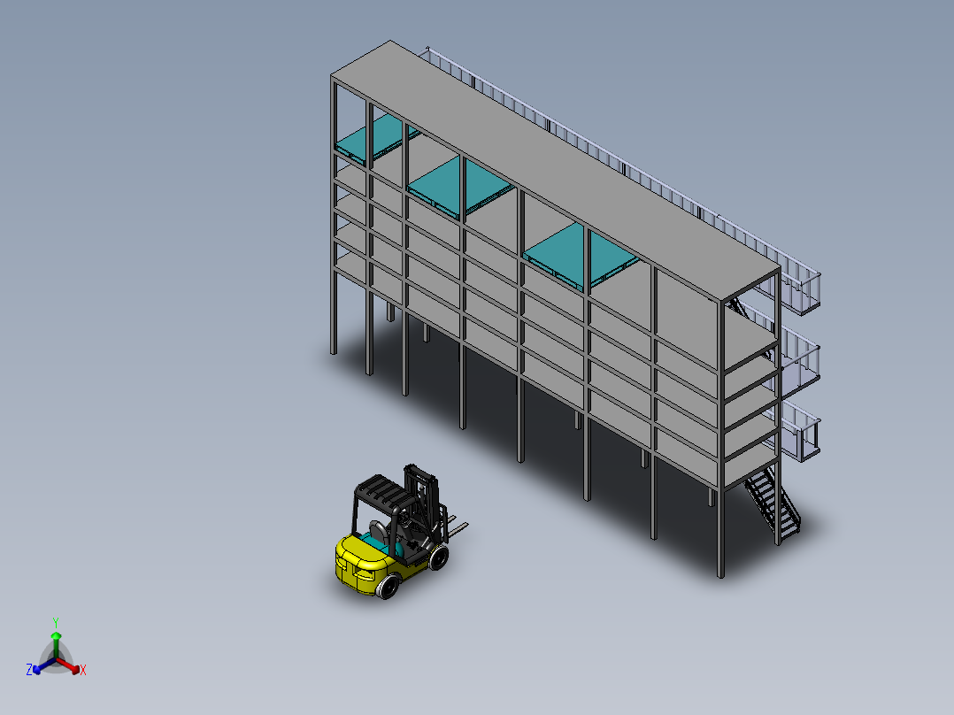 车间正等轴测图