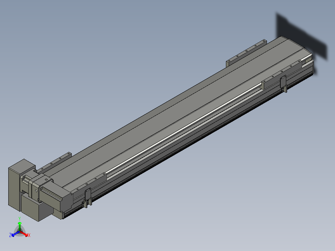 直线模组LHB21-L40-S1050-LU设计图纸
