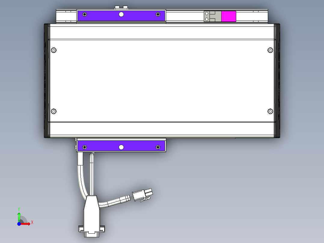 威洛博VL系列直线电机模组-VL14S1-S100前视图