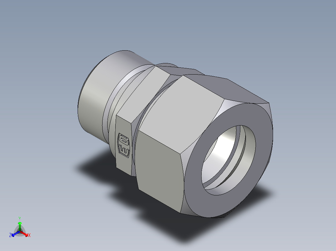 卡套式工业通用硬管接头EO_Male_Stud_connector_GE22LRCF