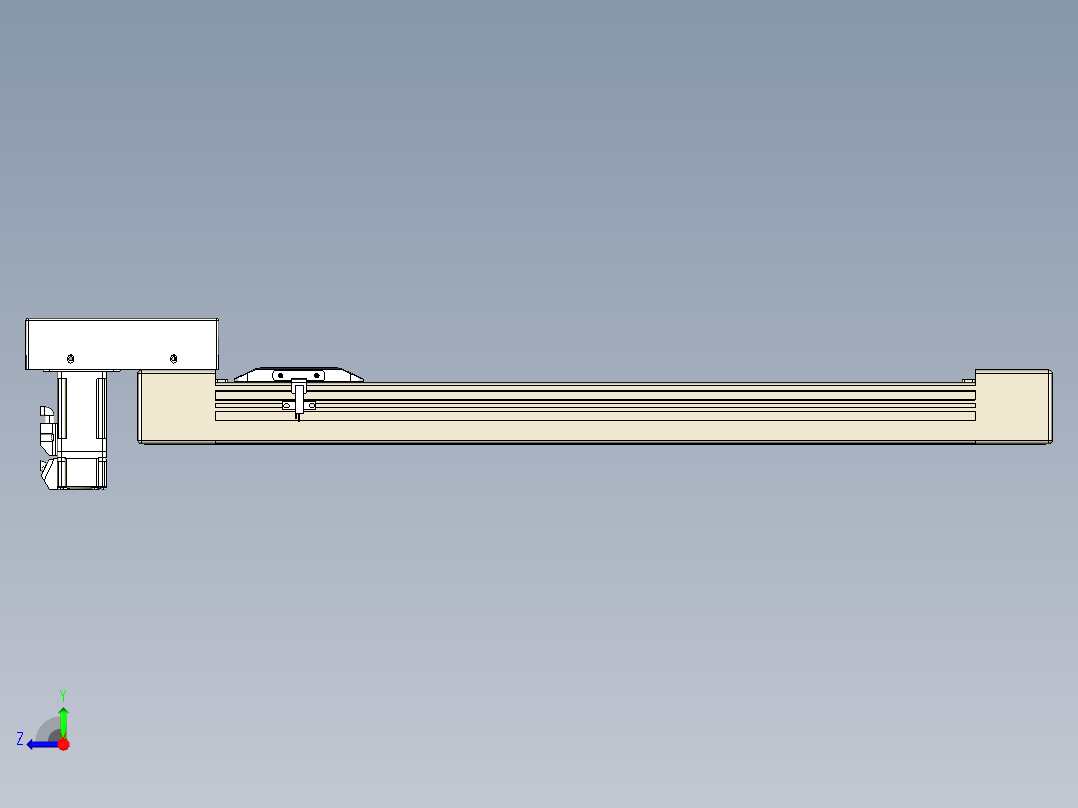 同步带全封闭直线模组TPA-HCB-65S-90-L450-M-C-P10-N3右视图