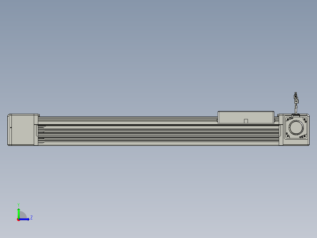 威洛博直线电机模组EB16-L208-S650-R-ZP75-MS3-5K左视图