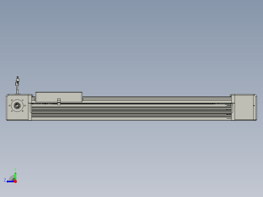 威洛博直线电机模组EB16-L208-S650-R-ZP75-MS3-5K右视图