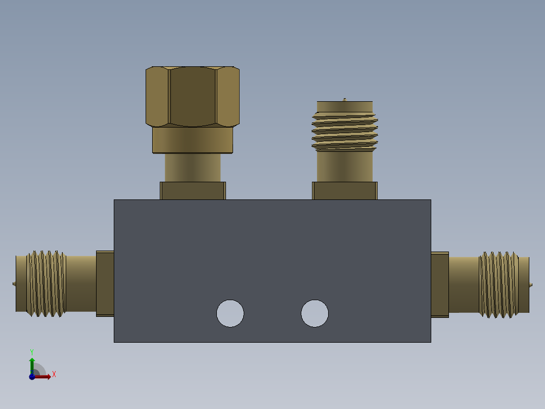 SMA接口15前视图