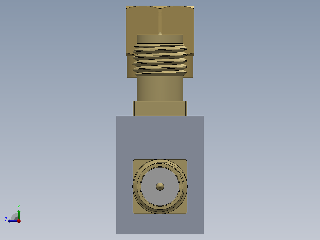 SMA接口15右视图
