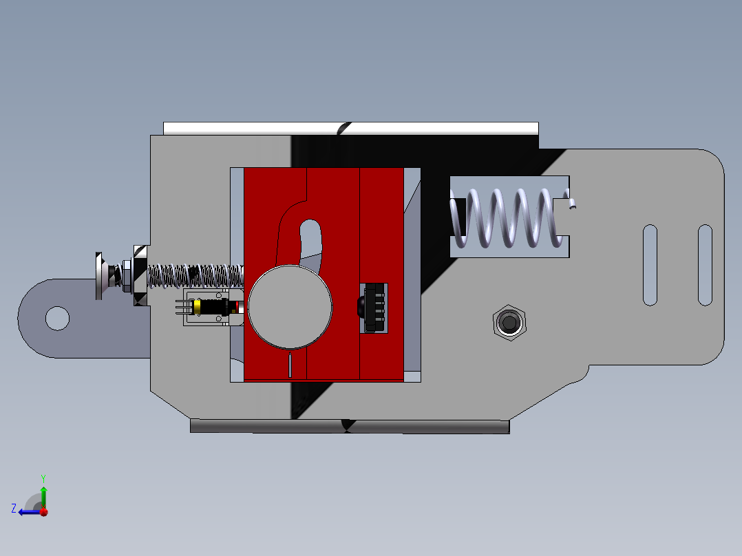 电梯制动能力检测辅助工具右视图