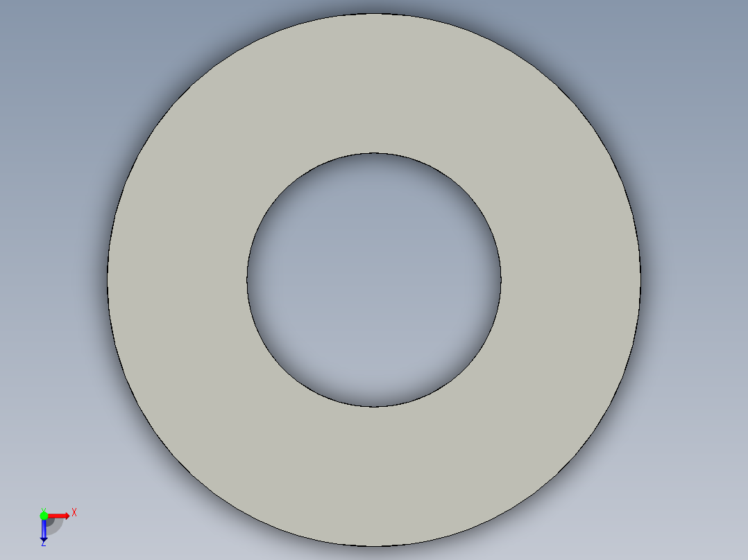 基恩士LV-F1_washer_kc图纸模型俯视图