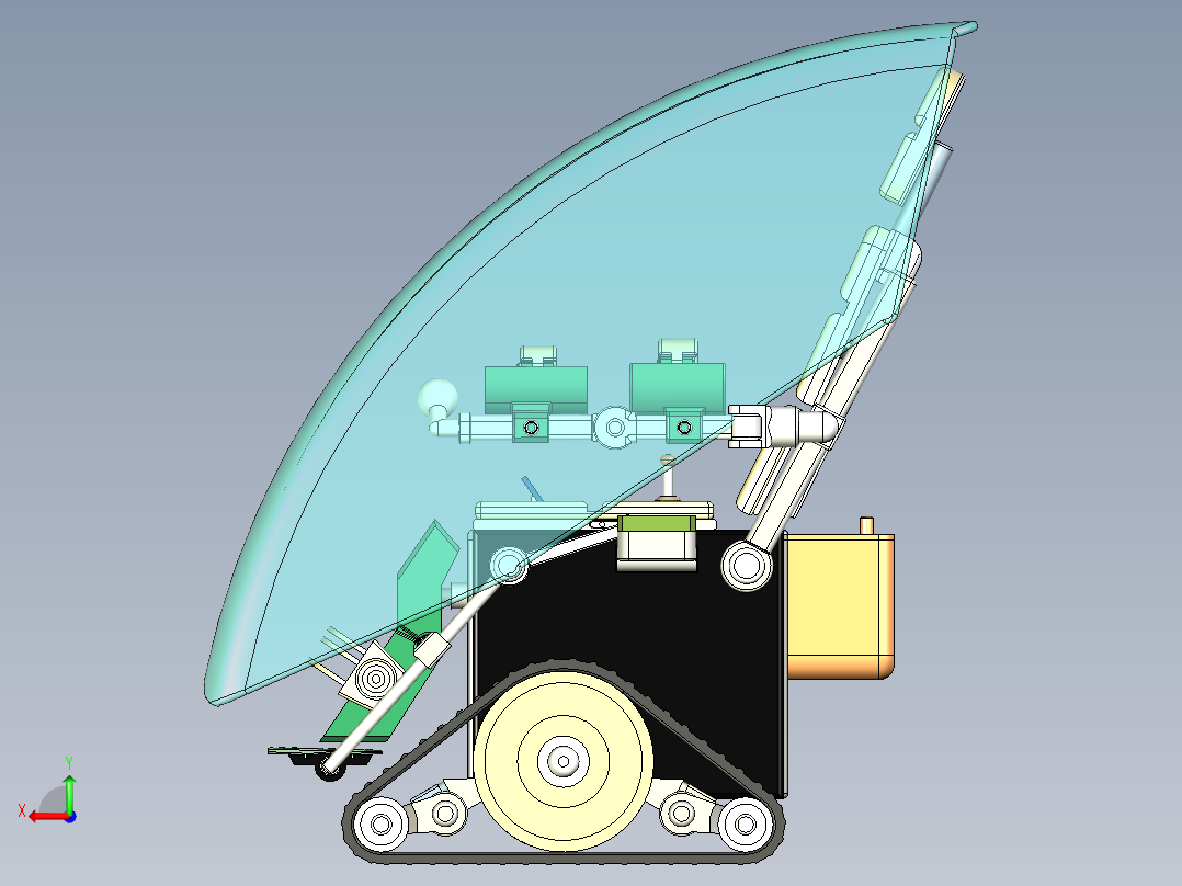智能康复轮椅设计含三维图+CAD图纸+说明书后视图