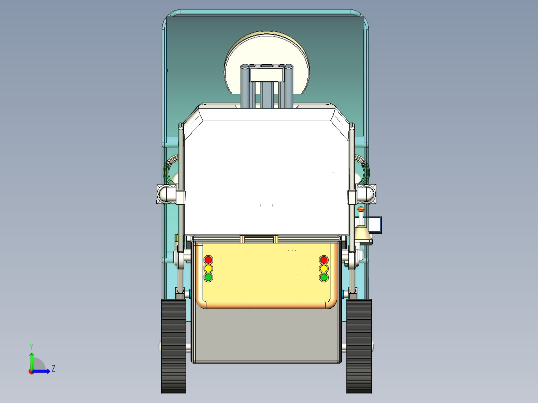 智能康复轮椅设计含三维图+CAD图纸+说明书左视图