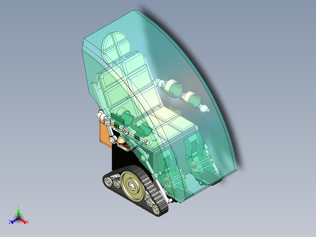 智能康复轮椅设计含三维图+CAD图纸+说明书正等轴测图
