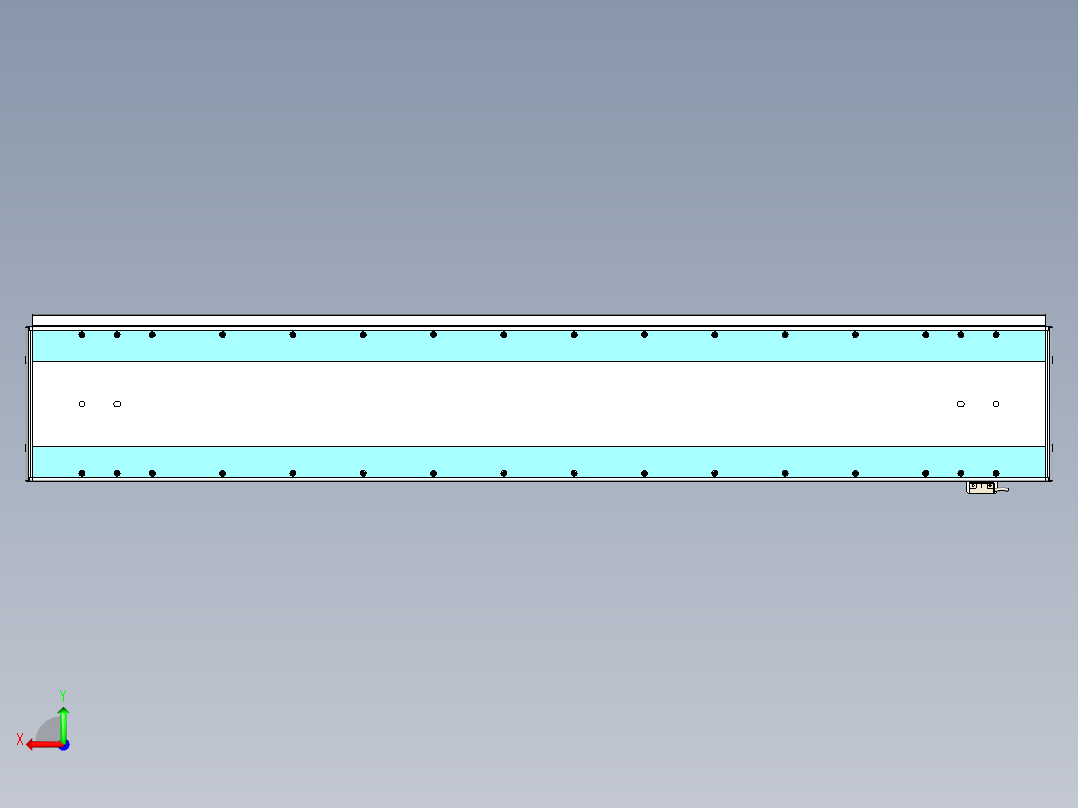 威洛博LC系列3d模型模组LC22H2Y-S1200后视图